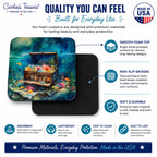 Treasure Chest Foam Coasters