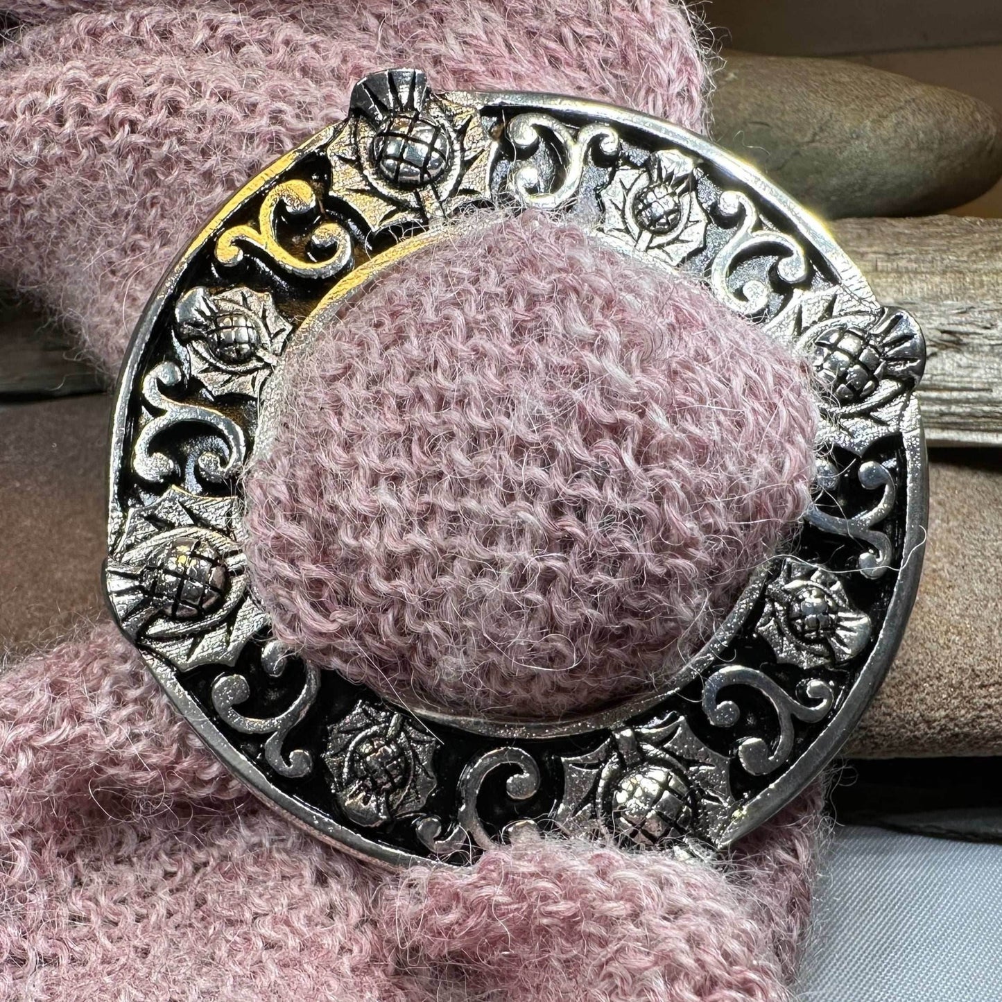 Thistle Scarf Ring - 