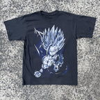Vintage 00S Dragon Ball-Z 'Gohan Super Sayain 2' Black T-Shirt