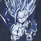 Vintage 00S Dragon Ball-Z 'Gohan Super Sayain 2' Black T-Shirt