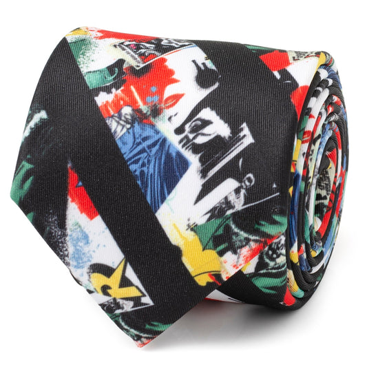 DC Batman Chaos Stripe Men's Tie