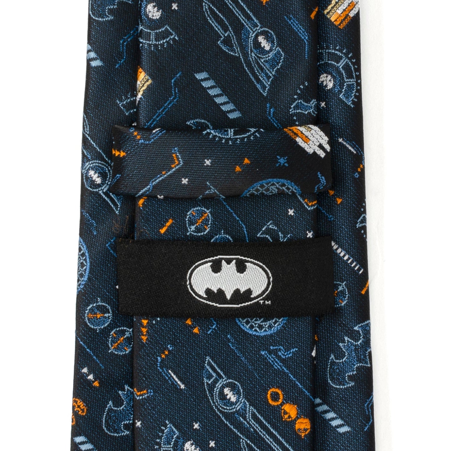DC Batman Batmobile Black Men's Tie