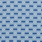 DC Batman Multi Motif Blue Pocket Square
