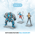 DC 2DZ Acrylic Standees: Pack 4 - 