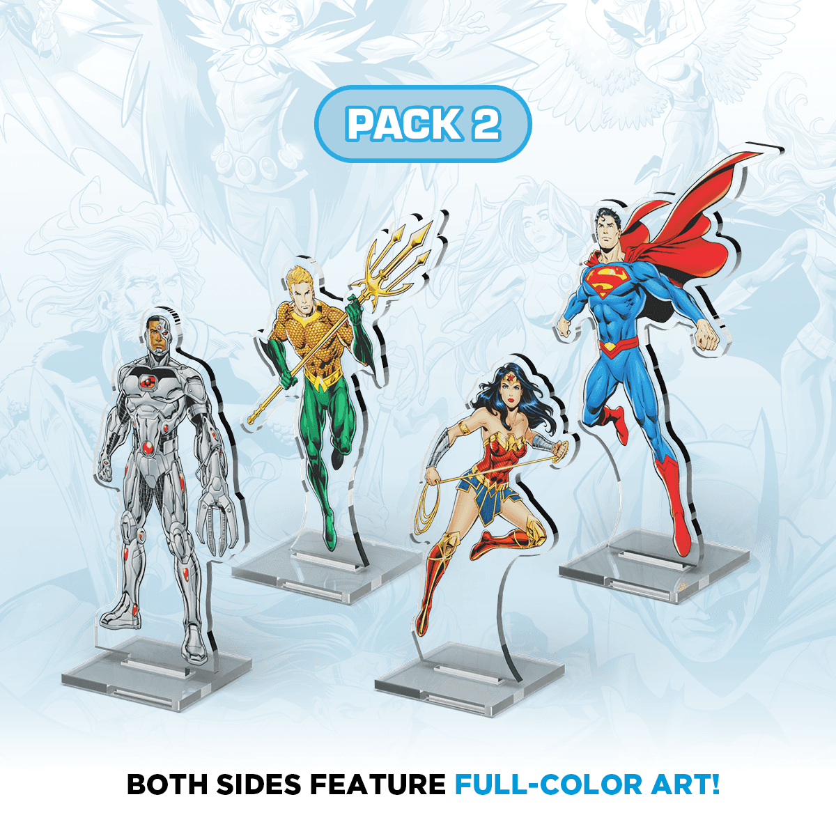 DC 2DZ Acrylic Standees: Pack 2 - 