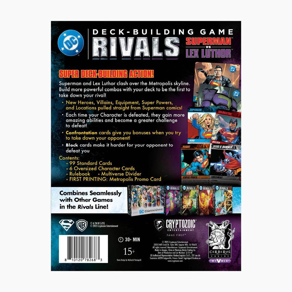 DC Deck-Building Game: Rivals — Superman vs. Lex Luthor - 
