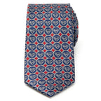 DC Superman Shield Motif Gray Men's Tie