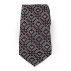 DC Superman Geometric Gray Silk Men's Tie