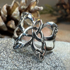 Trinity Knot Butterfly Ring