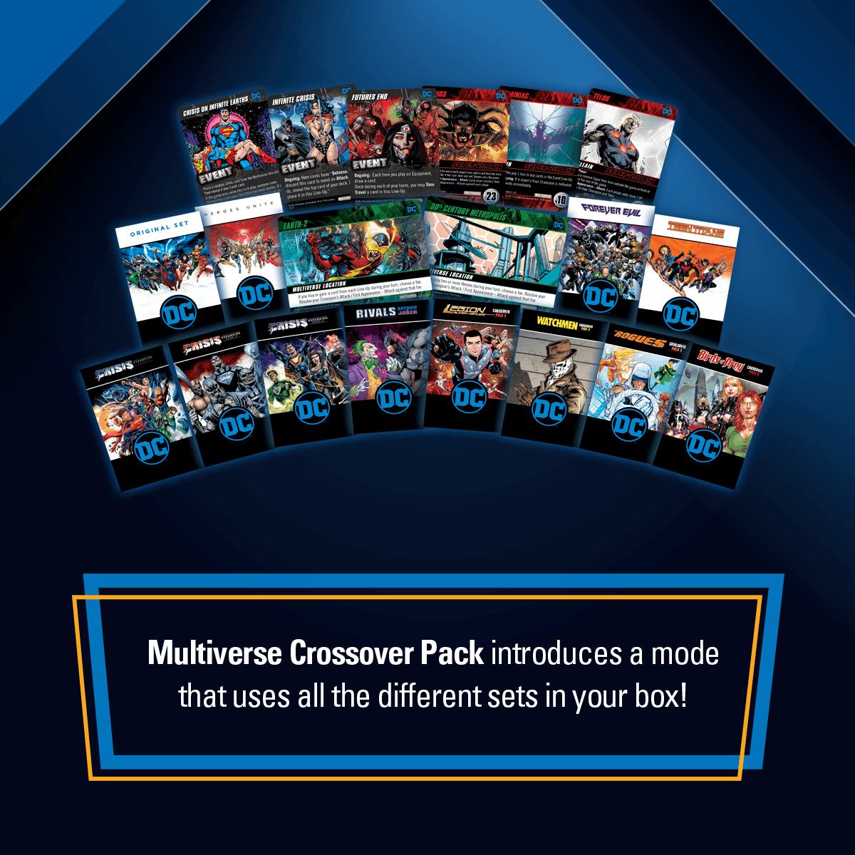 DC Deck-Building Game: Multiverse Box – Super Heroes Edition - 
