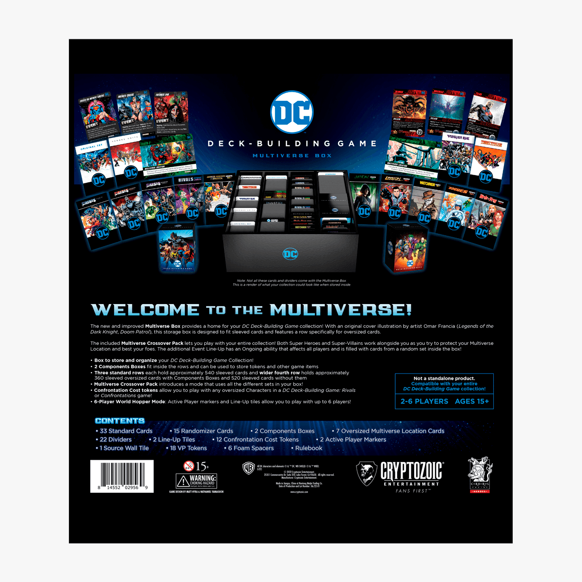 DC Deck-Building Game: Multiverse Box – Super Heroes Edition - 