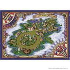 D&D: Icons of the Realms - The Domain of Prismeer and The Witchlight Carnival Wall Map - 