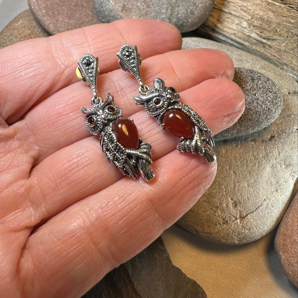 Marcasite Bee Earrings