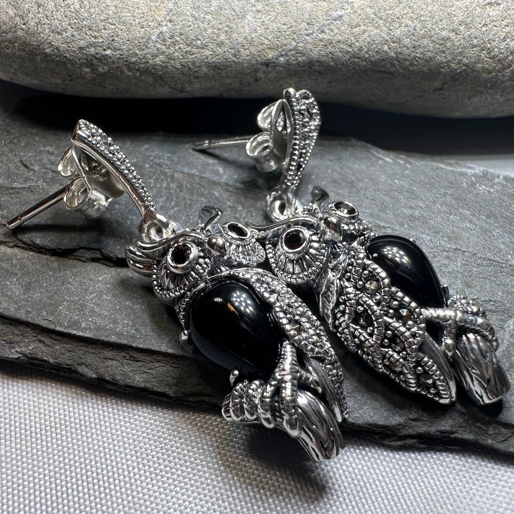 Marcasite Bee Earrings