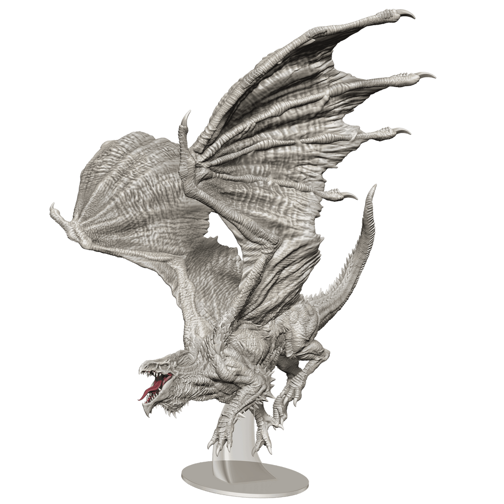 D&D: Icons of the Realms - Adult White Dragon Premium Figure - 