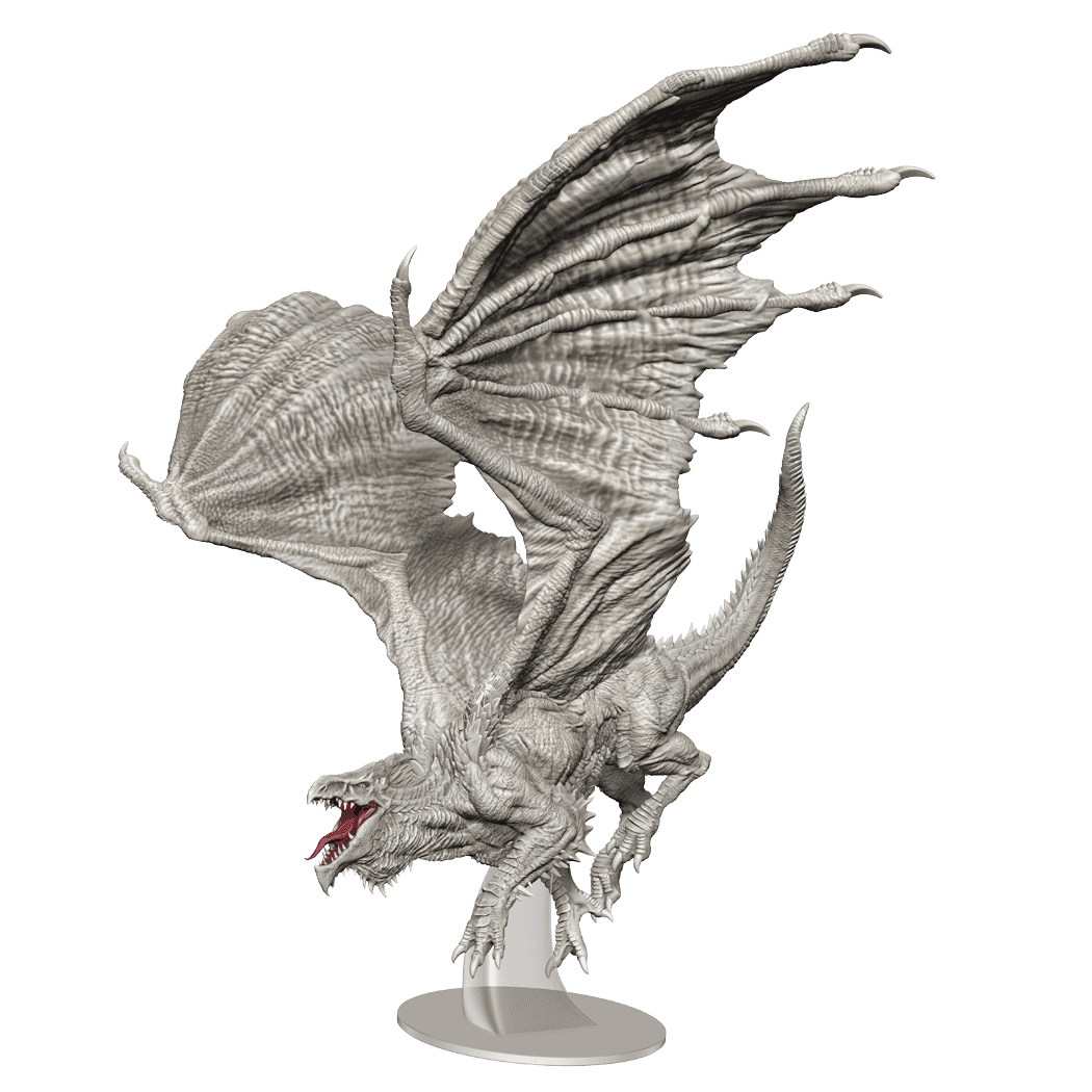 D&D: Nolzur's Marvelous Miniatures - Adult White Dragon - 