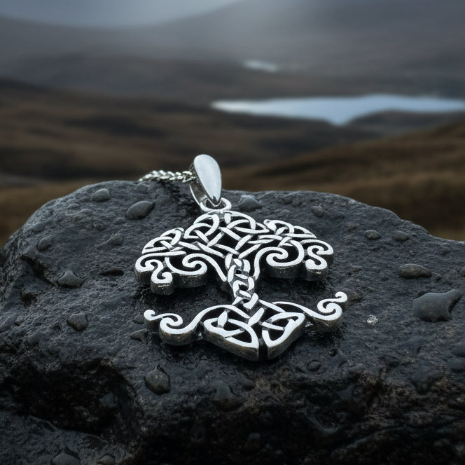 Persephone Opal Tree of Life Necklace