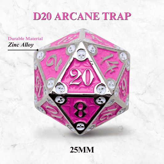 Dungeon Delve Runestones™ - 25mm D20 - Arcane Trap - 