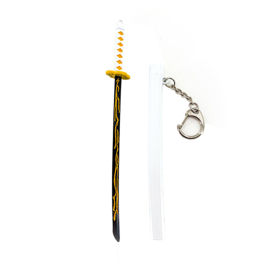 Demon Slayer Inspired Sword Keychain  Agatsuma Zenitsu's Miniature Replica-0