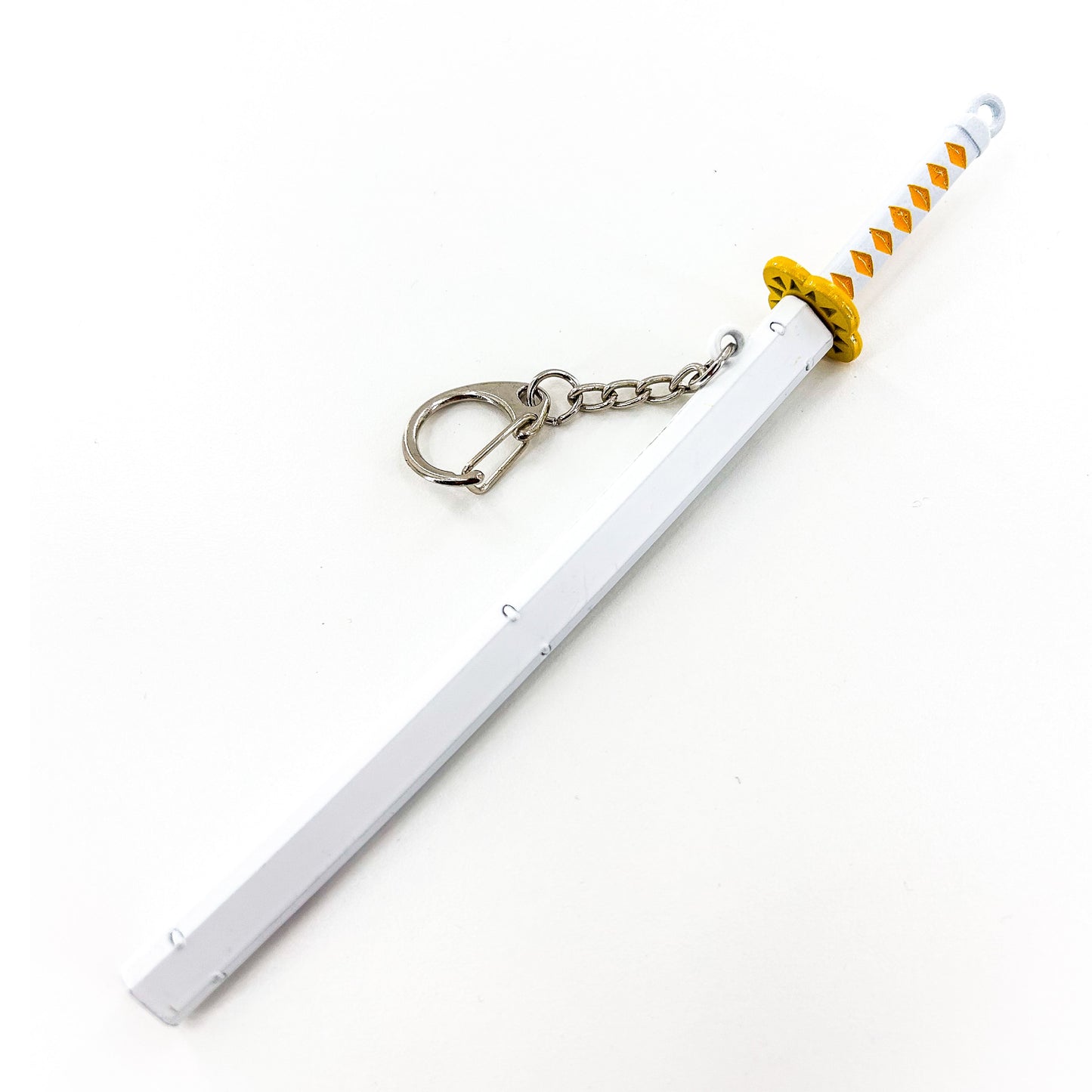 Demon Slayer Inspired Sword Keychain  Agatsuma Zenitsu's Miniature Replica-1