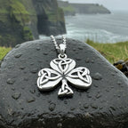 Peridot Shamrock Necklace