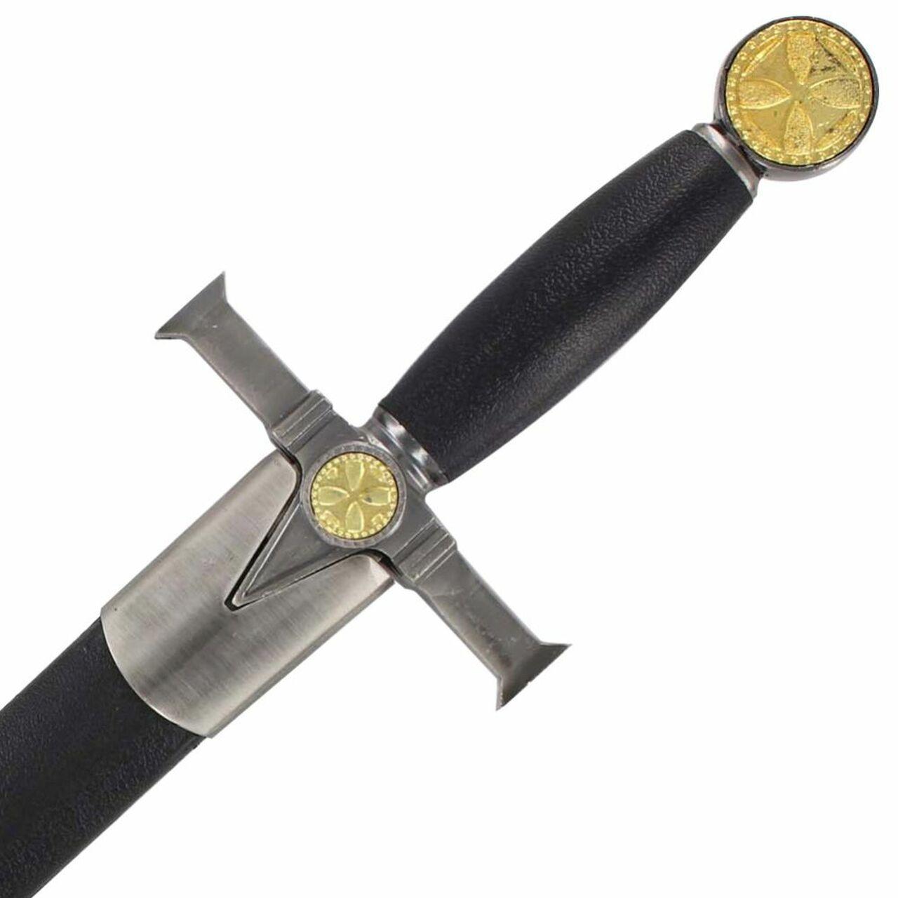 Knights Templar Soldiers of Christ Medieval Dagger-1