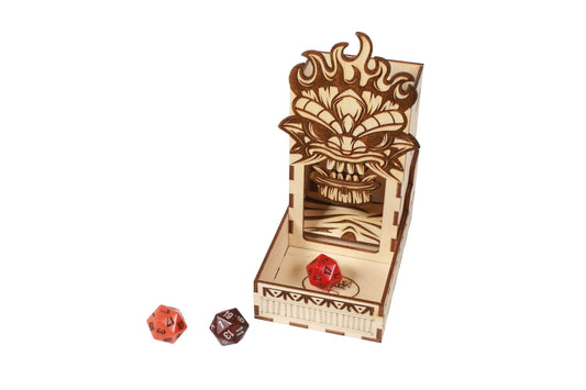 Mini Tiki Dice Tower - 
