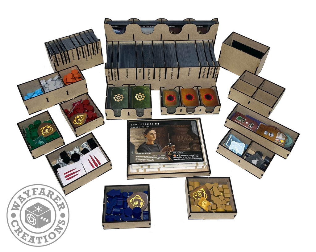 Dune Imperium Uprising Extended Board Game Organizer Insert - 