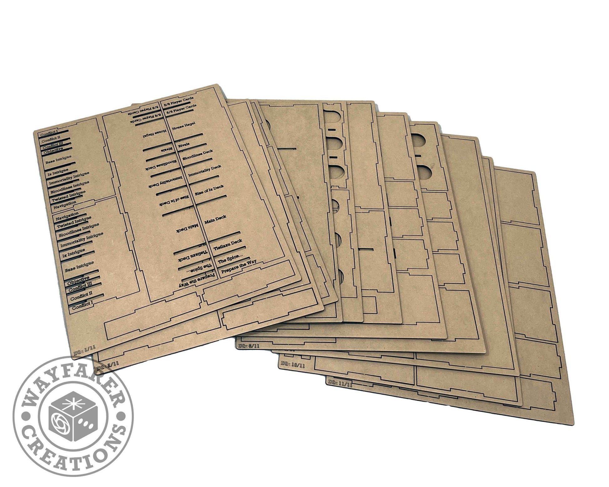 Dune Imperium Uprising Extended Board Game Organizer Insert - 