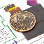 One More Game / Go to Bed Copper Decision Maker Coin - 