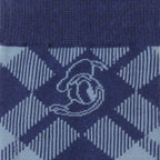 Disney Donald Duck Plaid Socks and Mickey Mouse Blue Lapel Pin Gift Set