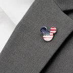 Disney Mickey Mouse Stars and Stripes Lapel Pin