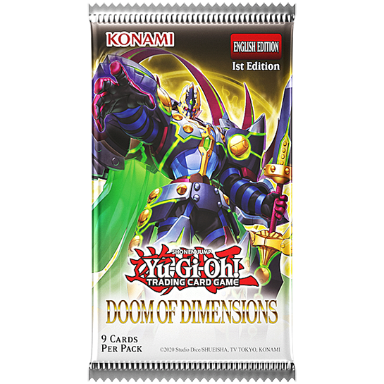 Yu-Gi-Oh! TCG Doom of Dimensions Booster Pack (1st Edition)