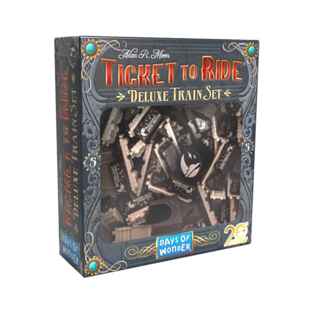 Ticket to Ride: 20th Anniversary Deluxe Train Set - Black Flatcar with Semi-Trailer Truck - 
