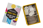 Futhark 100 Dry Erase Tokens for DND – Reusable RPG Tokens in 2 Sizes for Combat Tracking, Initiative, Conditions, and Effects – Reusable Circle Markers for Tabletop Board Games Accessories (100 PCS)