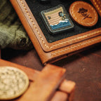 Quartermaster v2 – Leather Passport Wallet with Velcro | Pirate Goods