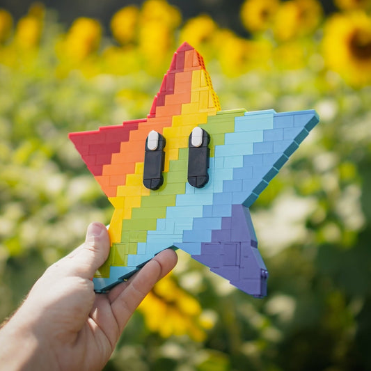 Life-Sized Rainbow Star