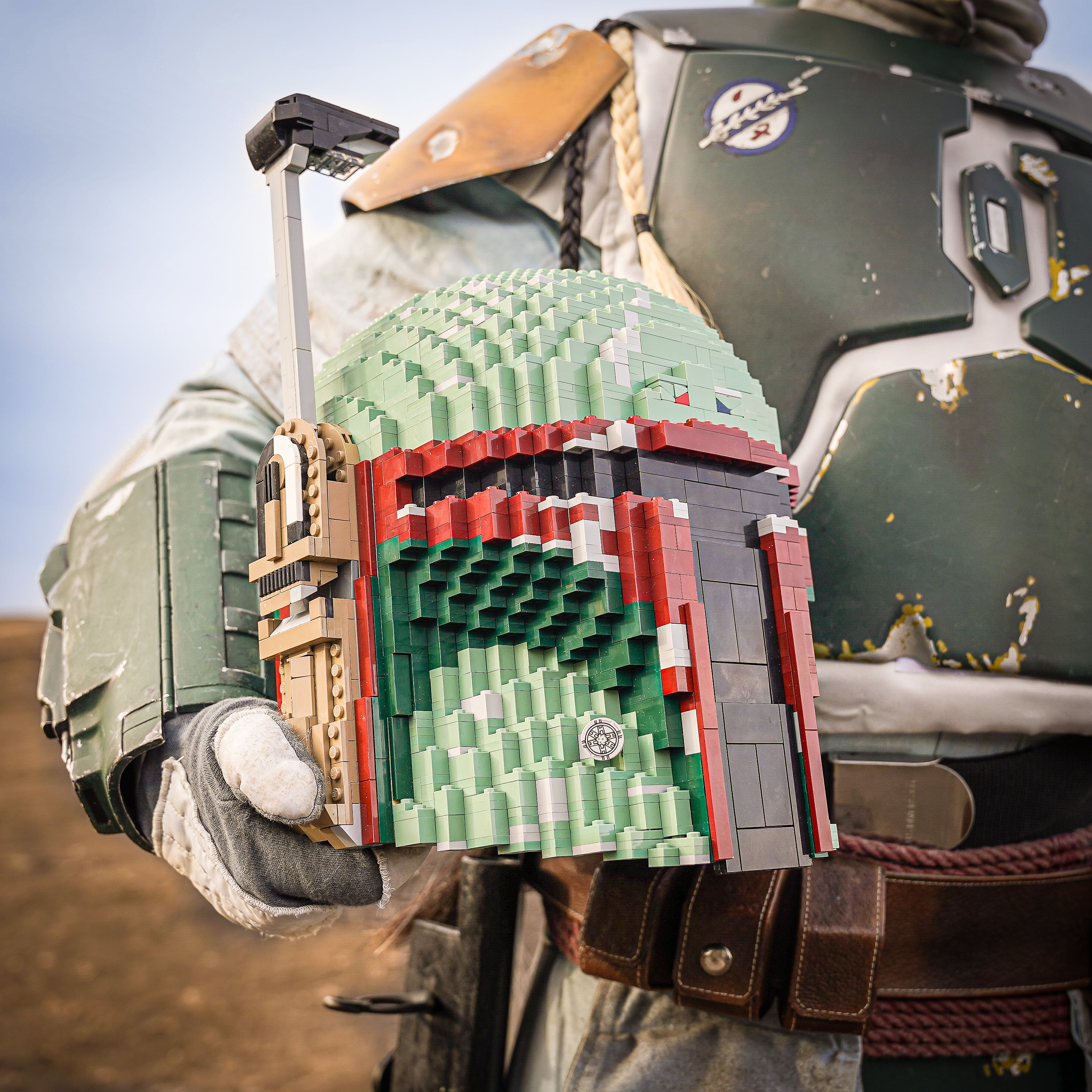 Boba's Life-Sized Helmet