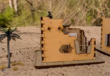 Pre Painted 28mm Middle Eastern Building - 28MPNT099amz - 