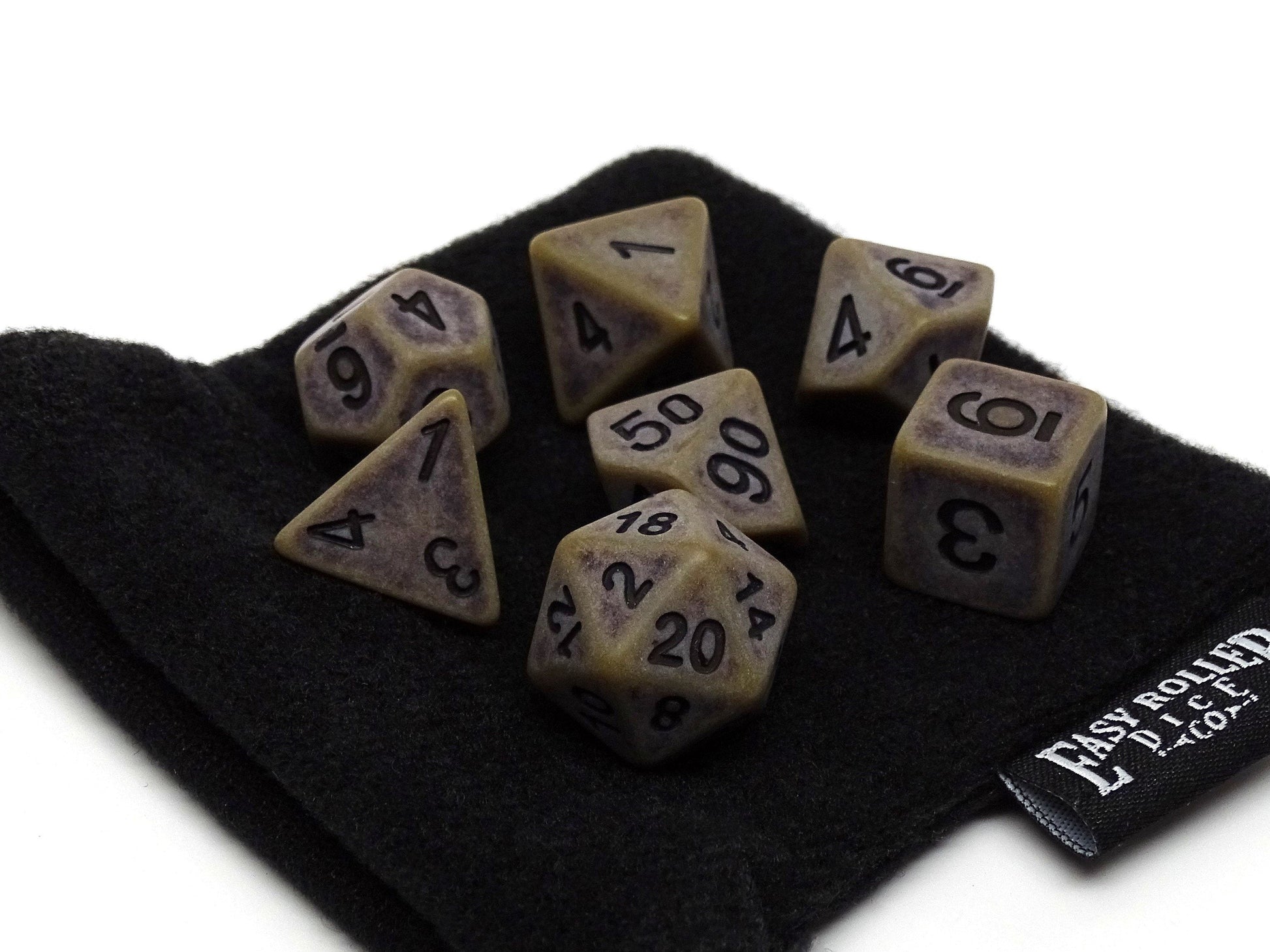 Ancient Ground Dice Collection - 7 Piece Set