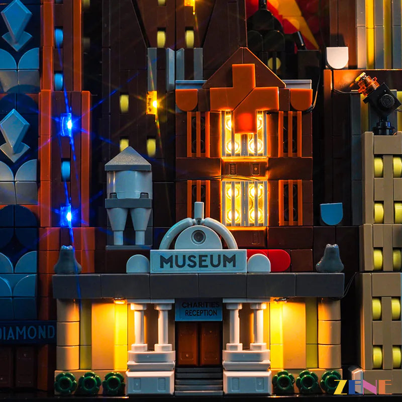 Light Kit for LEGO Batman Gotham City #76271 :The Animated Series