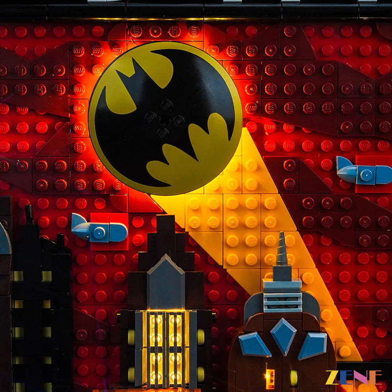 Light Kit for LEGO Batman Gotham City #76271 :The Animated Series