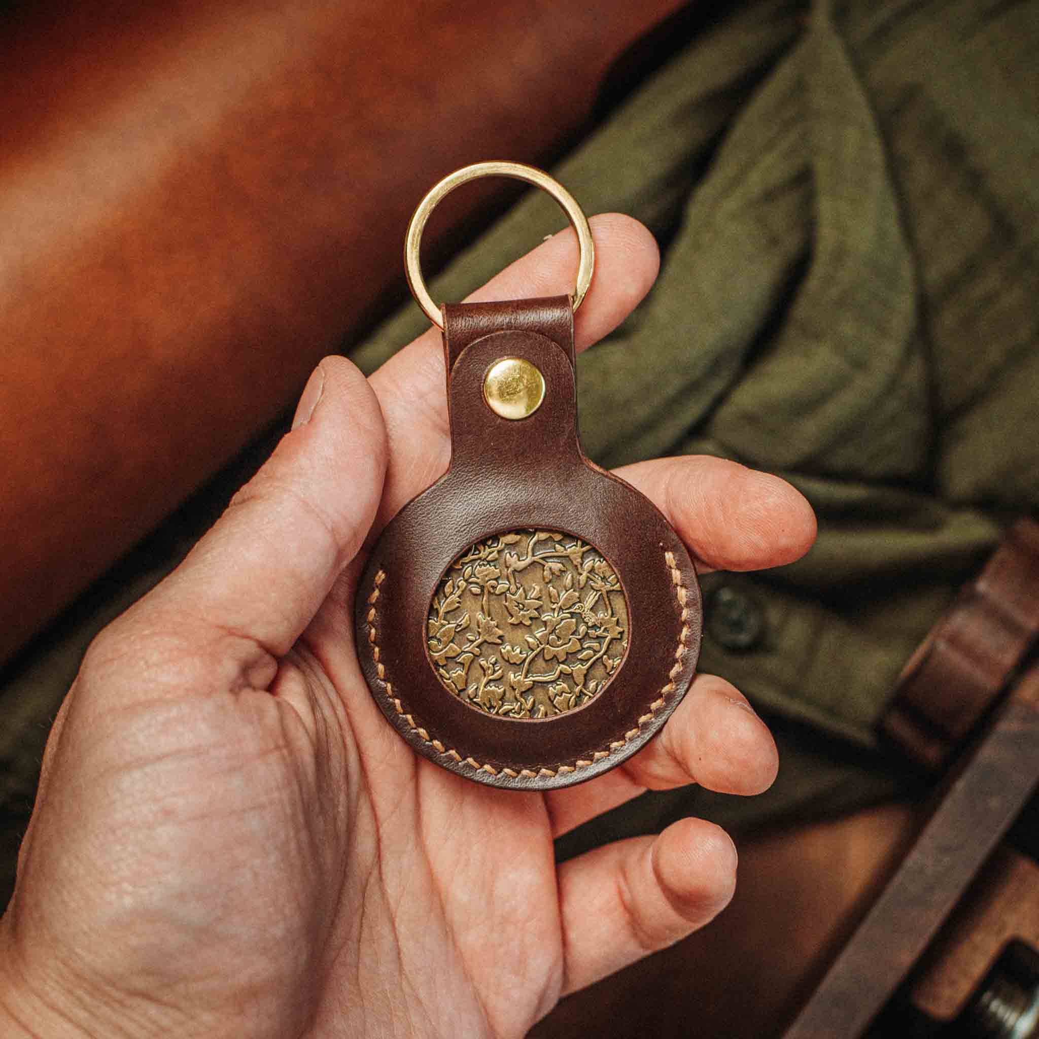 Peso Pocket v5 – Leather Coin Keychain Case | Pirate Goods