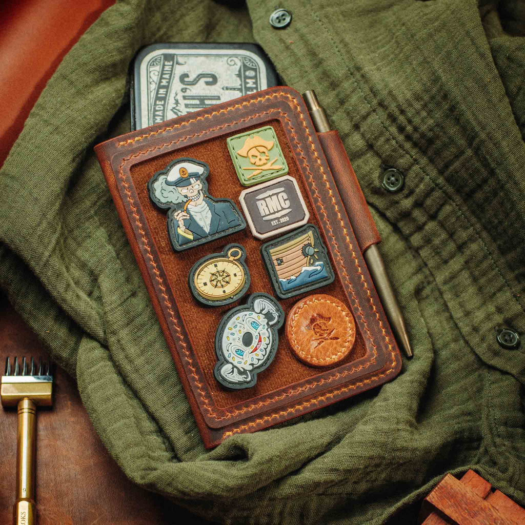 Quartermaster v2 – Leather Passport Wallet with Velcro | Pirate Goods
