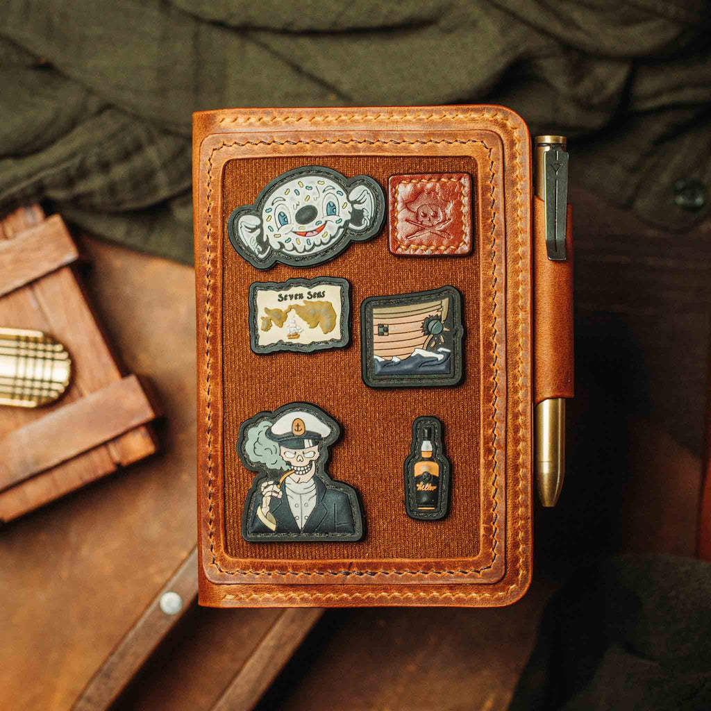 Quartermaster v2 – Leather Passport Wallet with Velcro | Pirate Goods
