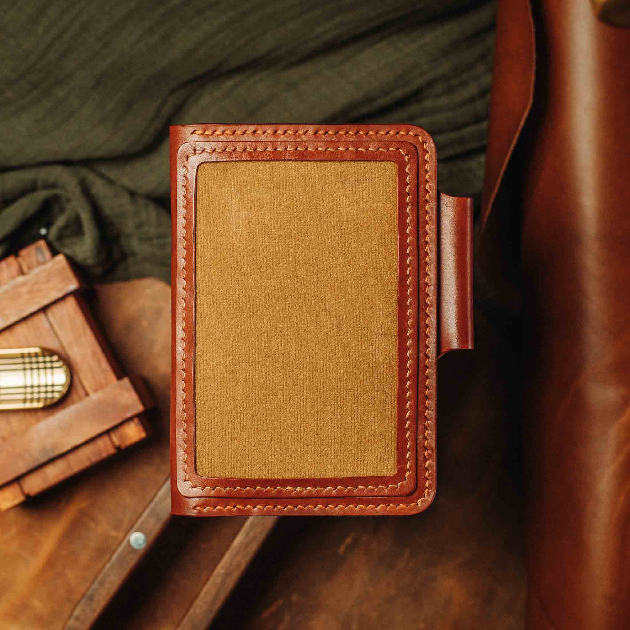 Quartermaster v2 – Leather Passport Wallet with Velcro | Pirate Goods