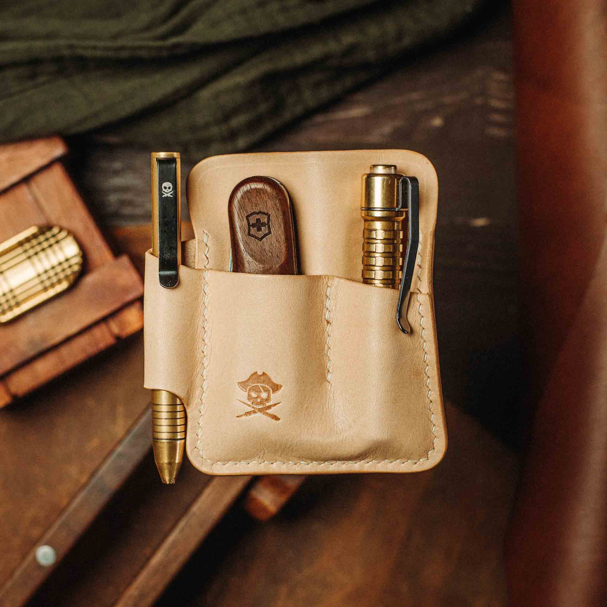 Pirate Goods First Mate Pocket Organizer – Leather EDC Pocket Organizer