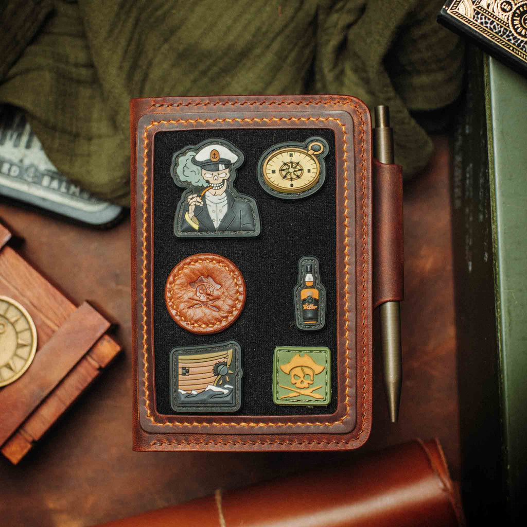 Quartermaster v2 – Leather Passport Wallet with Velcro | Pirate Goods