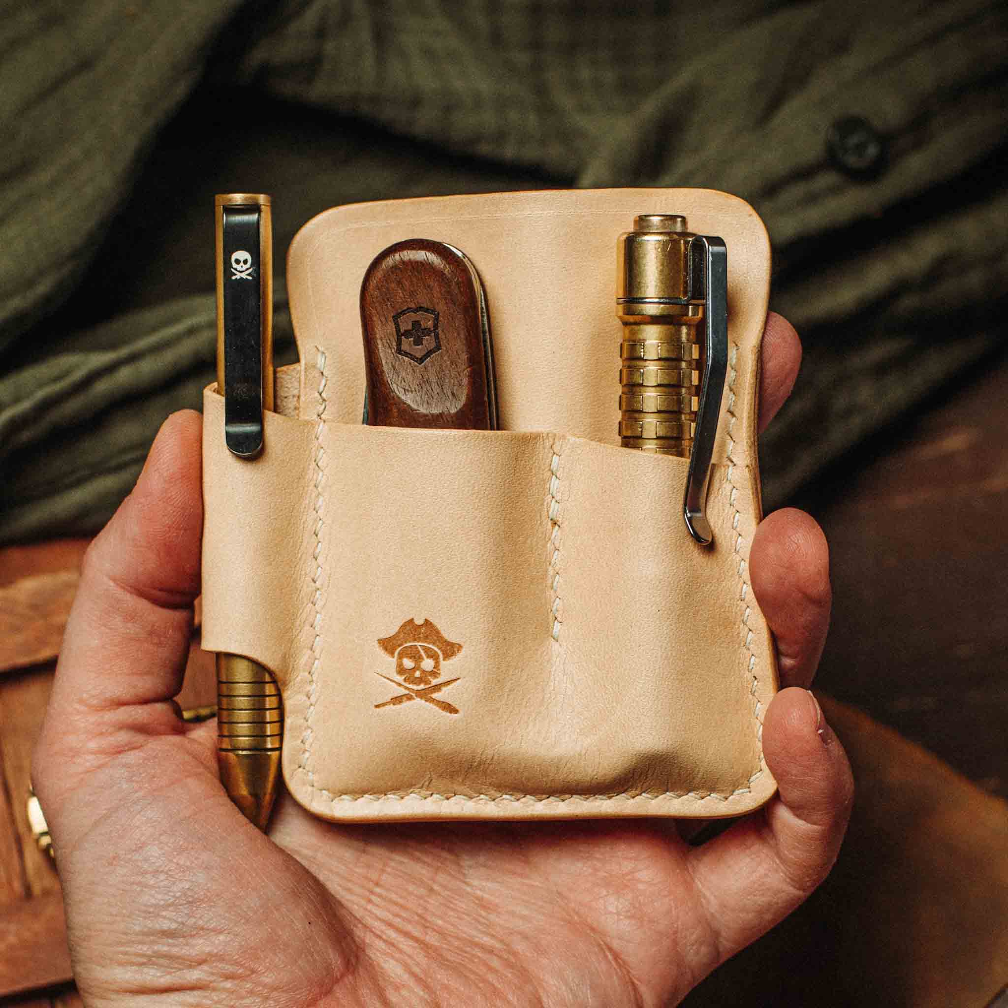 Pirate Goods First Mate Pocket Organizer – Leather EDC Pocket Organizer