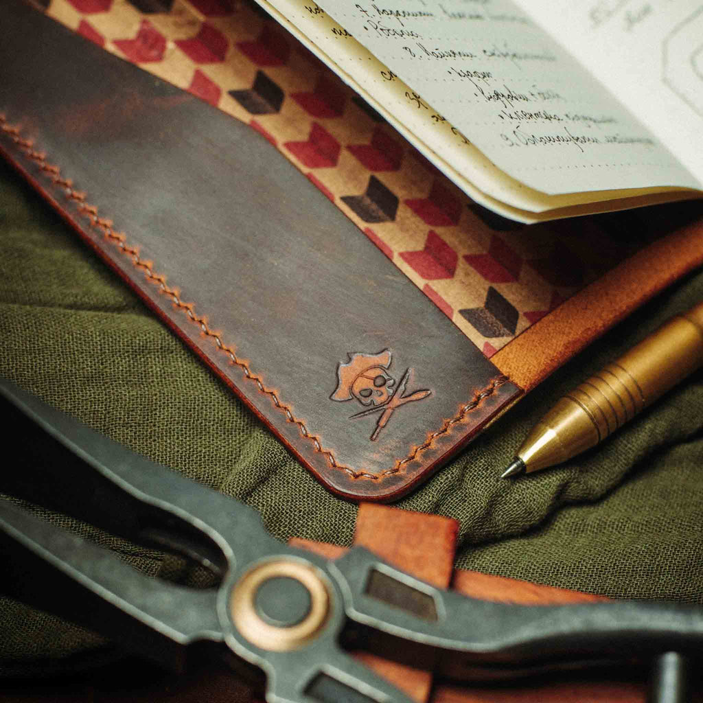 Pirate Goods Navigator - Leather Field Notes Cover